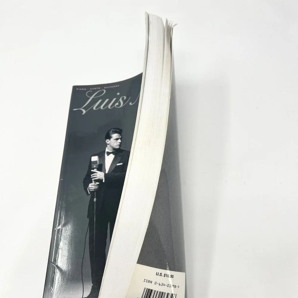 Luis Miguel Selections for Piano Vocal Guitar Chords Latin Sheet Music Song Book